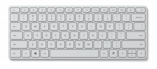 Teclado Inalambrico Bluetooth Microsoft Compact, Color Blanco, 21Y-00062