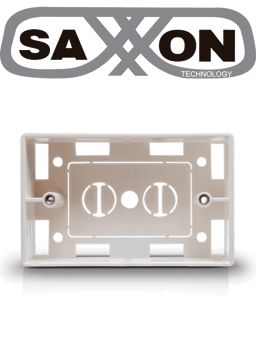 Caja Para Placa de Pared Saxxon A164-B White/Usos Multiples/Blanco