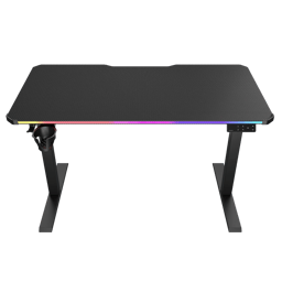 Escritorio Cougar E-ARES 120 con Altura Ajustable/RGB/120 cm x 60 cm/Negro/CGR-E-ARES120