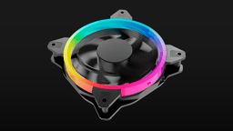 Ventilador Para Gabinete Gamer OCELOT OGF02 120mm 6 Pines RGB SIN HUB