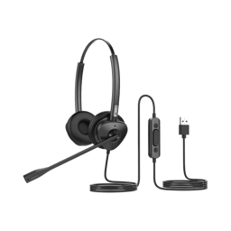 Diadema Audífonos Fanvil HT302U Con Micrófono Binaural USB Negro (SKU HT302U)