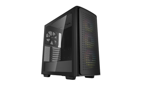 Gabinete Gamer Deepcool CK560 Con Ventana/ Micro-ATX/ Media Torre/ USB 3.0/ Cristal Templado/ Sin Fuente/ Negro