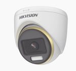 Camara Turret TurboHD Hikvision Color VU DS-2CE72UF3T-E 4K/ Imagen a Color 24/7/ Lente 2.8MM/ Luz Blanca 40MTS/ Exterior IP67/ WDR 130DB, DS-2CE72UF3T-E