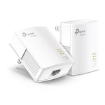 Kit de 2 Adaptadores Powerline TP-Link TL-PA7017 KIT Alambrico a 1000MBPS/ Soporta Hasta 300M de Cable