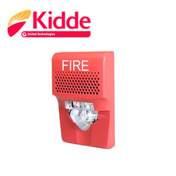 Kidde Sirena EG1AVRF, Alámbrico, Rojo