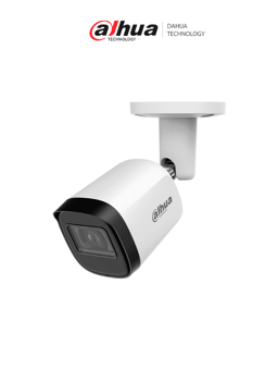Camara Bullet Dahua DH-HAC-B2A21N-U-0280B 2MPX/Lente 2.8MM/IR 30M/IP67/Metalica/Soporta CVI/TVI/AHD y CVBS/Apertura 100°