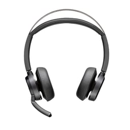 Diadema Audifonos C/Microfono Inalambricos Poly Voyager Focus 2 9T9J3AA#AC3 / Bluetooth / 2 USB-C-C Auriculares + USB-C/A Adaptador / Negro / Hasta 50m