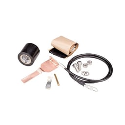 Kit puesta a tierra estándar para cable coaxial de 1/4", 3/8