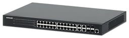 Switch Gigabit Manhattan 561426 24 Puertos/+ 4 Puertos SFP/30W/56 GBIT/S