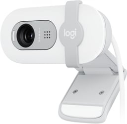 Webcam LOGITECH BRIOS 100/Full HD/1080p/blanca/2M/USB-A, 960-001615.