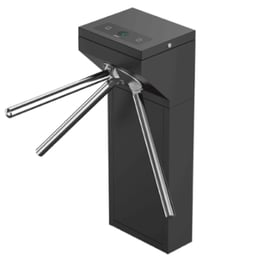Torniquete Bidireccional Dahua DHI-ASGG100BL MCBF De 1 Millón / Contacto Seco / Voltaje 110-240VAC / Compatible Con Cualquier Control De Acceso / Uso En Interior / Acero Inoxidable / Negro