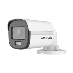 Camara tipo bala Turbohd Hikvision DS-2CE10DF0T-F de 1080P/ Imagen a Color 24/ 7/ Lente 2.8MM/ Metal/ Luz Blanca 20 MTS/ IP67/ TVI-AHD-CVI-CVBS /DWDR