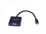 Adaptador de Video Mini Displayport Macho a VGA Hembra Ghia ADAP-10 Negro