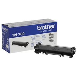 Toner Brother TN760 Negro Alto Rendimiento 3,000 Páginas