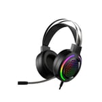 Diadema Audifono Con Microfono Gamer Dragon XT Nextep NE-487U USB, RGB