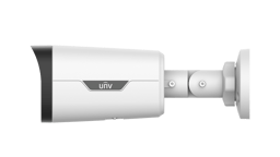 Cámara IP Bala UNV (Uniview) IPC2318LE-ADF28KM-WP de 8MPX/2.8 mm/Luz Blanca 30 m/MicroSD 512GB/Micrófono Integrado/Smart Intrusion Prevention (Lite)/ONVIF/IP67/3-Axis/Metal + Plástico Grafeno/EasyStar/Ultra 265/PoE-AF/12VDC