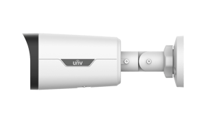 Cámara IP Bala UNV (Uniview) IPC2318LE-ADF28KM-WP de 8MPX/2.8 mm/Luz Blanca 30 m/MicroSD 512GB/Micrófono Integrado/Smart Intrusion Prevention (Lite)/ONVIF/IP67/3-Axis/Metal + Plástico Grafeno/EasyStar/Ultra 265/PoE-AF/12VDC