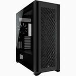 Gabinete Corsair 7000D Airflow/ Panel Frontal Acero/ Negro/ ATX/ Sin Fuente, CC-9011218-WW
