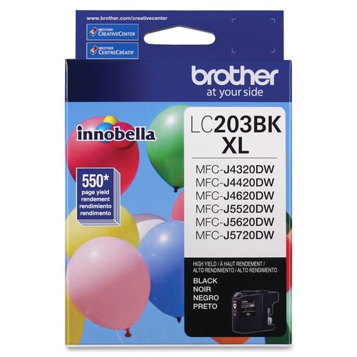 Cartucho de tinta Brother LC203BK negro, 550 páginas