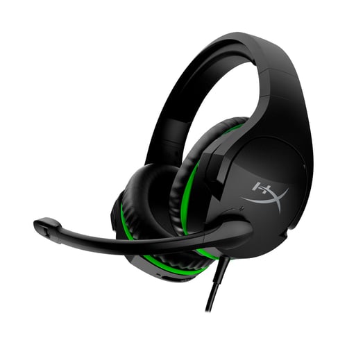 Diadema Audifono Con Microfono HP Hyperx 4P5K1AA Cloudx Stinger P/Xbox, Alambrico, 1.3 Metros, 3.5MM, Color Negro/Verde