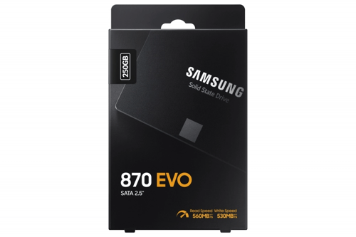 Unidad de Estado Solido 250GB Samsung 870 Evo SATA III, 2.5", MZ-77E250B/AM