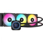 Enfriamiento Líquido Corsair Icue H150I Elite LCD XT / 3x360mm / 2100RPM / Negro / CW-9060075-WW