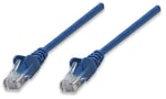 Cable red UTP Cat.5E 0.45 metros RJ45 Intellinet 318129 azul