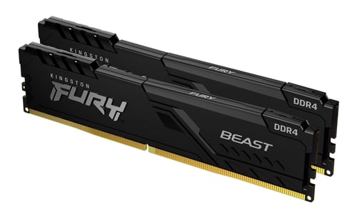 Memoria DDR4 64GB (2X32GB) 3200MHZ Kingston Fury Beast Non-ECC CL16 XMP, KF432C16BBK2/64