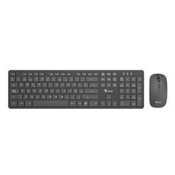 Kit Teclado Y Mouse Inalámbrico Stylos STPKTM5B MEMBRANA 1600 DPI COLOR NEGRO