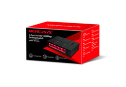 Switch Mercusys MS105G de 5 puertos RJ45 10 / 100 / 1000MBPS