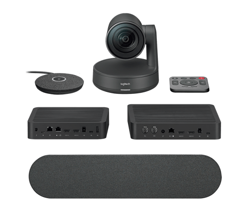 Kit de Videoconferencia Logitech Rally Plus, Modular de Gama Alta , 960-001225