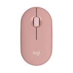 Mouse Inalámbrico Logitech 2 M350S / Óptico / Bluetooth / 3 Botones / Color Rosa / 910-007048