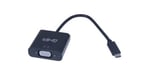 Adaptador USB 3.1 Tipo-C Macho a VGA Hembra/ 1080 Pixeles Ghia ADAP-11 Negro