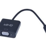 Adaptador USB 3.1 Tipo-C Macho a VGA Hembra/ 1080 Pixeles Ghia ADAP-11 Negro