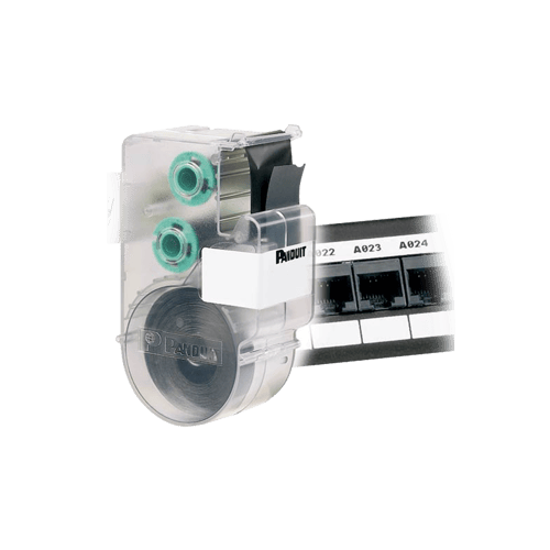 Casete de Etiquetas Para Linea Ultimate ID de Panduit, UILS8BW, Material Poliester, no Adhesivas, Rollo de 7.6M, Color Blanco
