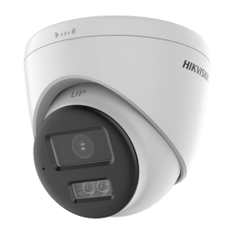 Camara Turret TurboHD Hikvision DS-2CE78U0T-LXTS 8MPX/Lente 2.8MM/IR 40M/40M Luz Blanca/Sirena/Microfono y Bocina Integrado/IP67/DWDR