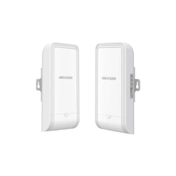 Kit De Punto De Acceso PTP Y PTMP Hikvision DS-3WF1000-EI-2N / 2.4Ghz / 300Mbps / Antena De H: 60° / MIMO 2X2 / 7DBI De Ganancia / Exterior IP55 / Administración Gratuita Desde La Nube