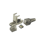 Plug modular RJ45 Blindado Categoría 6A -Sin herramienta, para terminación en campo, LPKJ6A17S