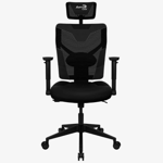 Silla Gamer Aerocool Guardian Smoky Black Hasta 150GK Negro, 4710562758344