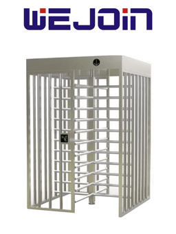 Torniquete Sencillo de Cuerpo Completo Wejoin WJFTH603B Bidireccional/Acero 304 Inoxidable/Exterior/5 Millones de Ciclos/Pase 25-35 Personas por Minuto/Compatible con Controles de Acceso
