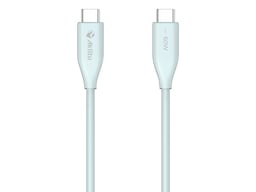 Cable USB-C EZVIZ AK-PAC6S-B-1M de USB-C Macho a USB-C Macho/1M/Potencia 60W/Velocidad Transferencia 480Mbps/Tecnología GaN (Nitruro de Galio)/Fast-Charging/Azul