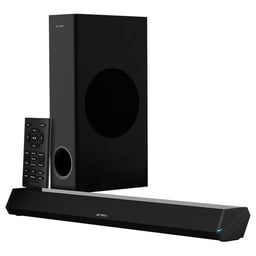 Barra De Sonido 2.1 Canales / Con Subwoofer / Acteck AC-935913 / Dynamic Trim BS670 / Bluetooth / Alámbrico / Inalámbrico / 70W RMS / USB / Color Negro