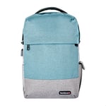 Mochila para Laptop 15.6" Techzone TZ21LBP07-A Celeste/ Gris