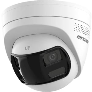 Cámara Turret IP Hikvision DS-2CD1363G2P-LIUF/SL de 6MP con Doble Lente 2.8mm, Visión Panorámica 180°, AcuSense, Audio Bidireccional e IP67