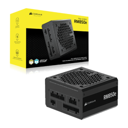 Fuente de Poder 850W Corsair RM850E/80 Plus Gold/24-Pin ATX/Modular/Negro/CP-9020296-NA