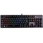 Teclado Mecanico Gamer VSG Alnilam Kailh Marron VG-KM983-BLK-BRW Alambrico/ RGB/ Español/ USB/ Negro