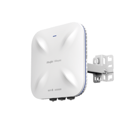 Punto de Acceso WI-FI 6 Ruijie RG-RAP6260(H), Industrial Para Exterior 5.95GBPS, MU-MIMO 4X4, 360°, Filtros Anti Interferencia y Auto Optimizacion Con IA, Puerto ETH 2.5G y SFP