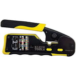 Pinza Ponchadora/ Pelacables/ Cortacables para Conectores RJ-11/ RJ-12/ RJ-45 Klein Tools VDV226-110