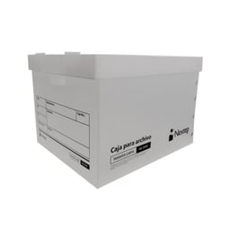 Paquete de 12 Cajas para Archivo Nextep NE-059C Tamaño Carta/Plástica/Blanco