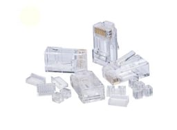 Paquete con 100 Plug RJ45 8P8C UTP CAT5 Gigatech PLR45C5-100